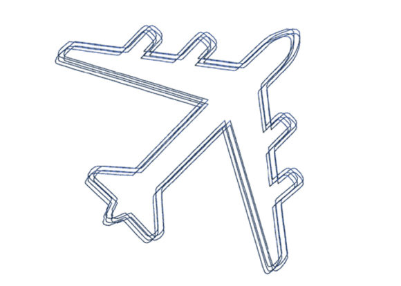 Airplane Scribble Stitch