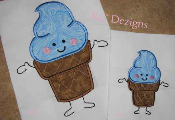 Birthday Ice Cream Character