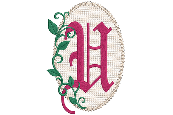 Olde English Monogram Letter U
