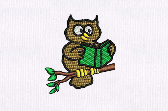 Owl Reading Book