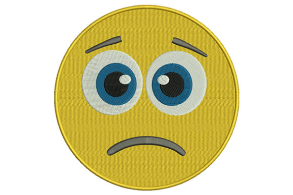 Sad Face Yellow Emoji