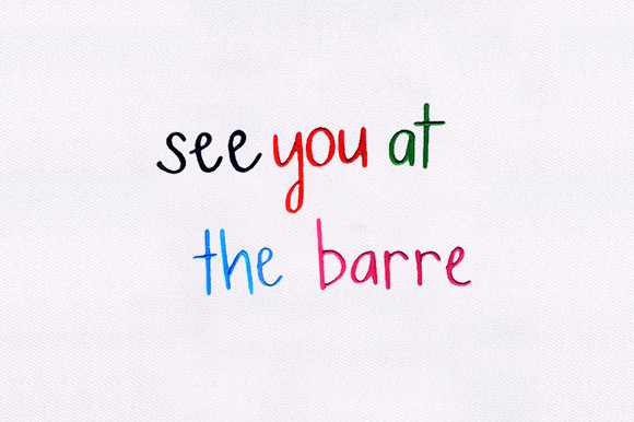 See You at the Barre