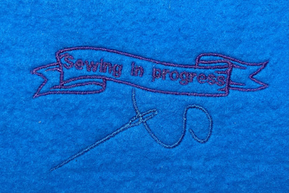 Sewing in Progress